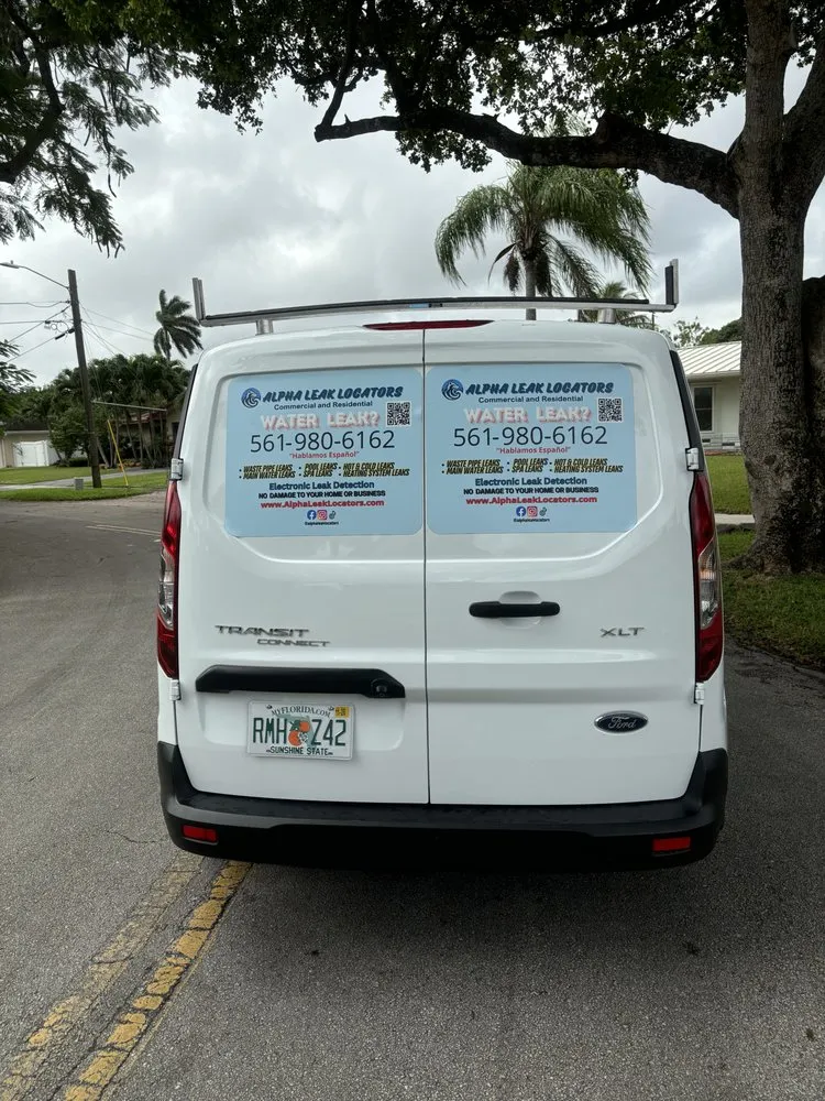 Slide of Alpha Leak Locators