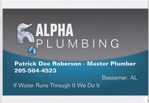 Alpha Plumbing And Restoration
