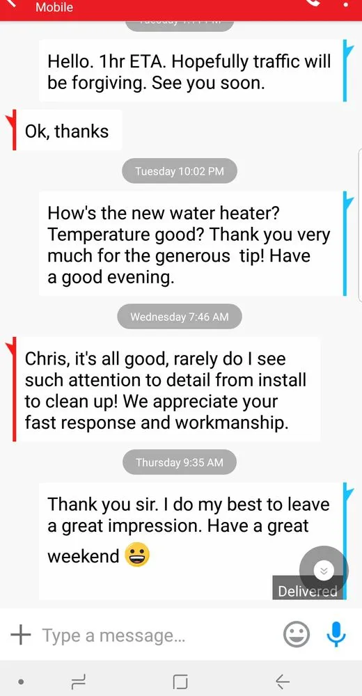 Slide of Alpha Water Heater Services