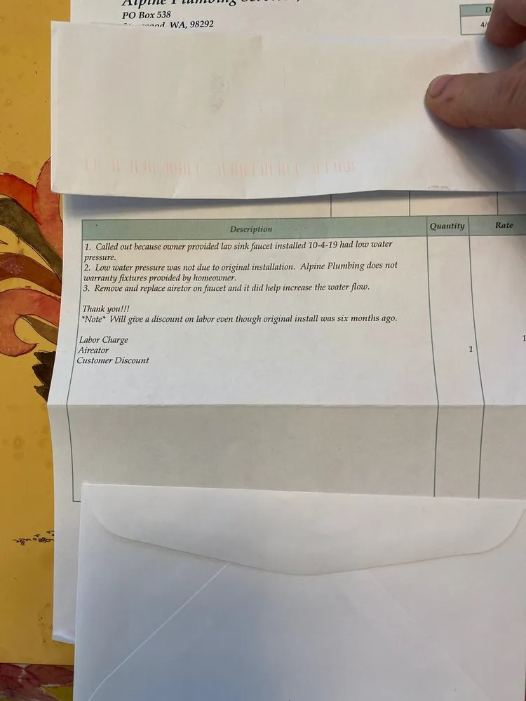 Slide of Alpine Plumbing