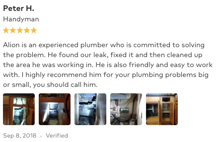 Slide of Al's Plumbing Services