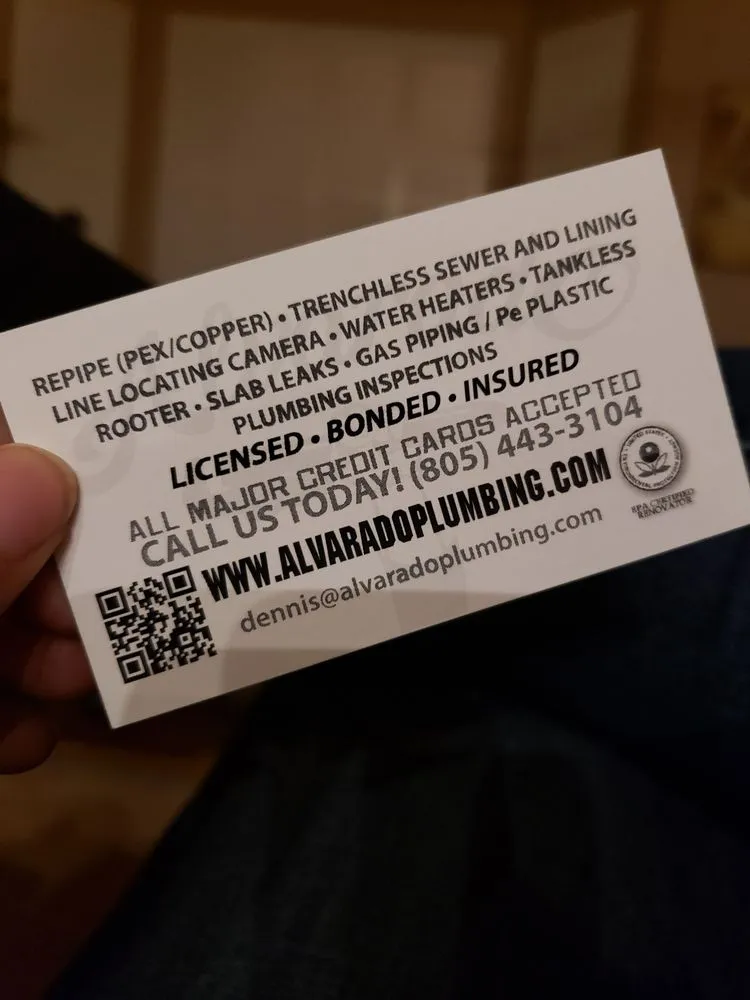 Slide of Alvarado Plumbing