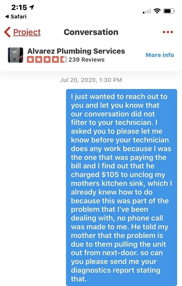 Slide of Alvarez Plumbing Services