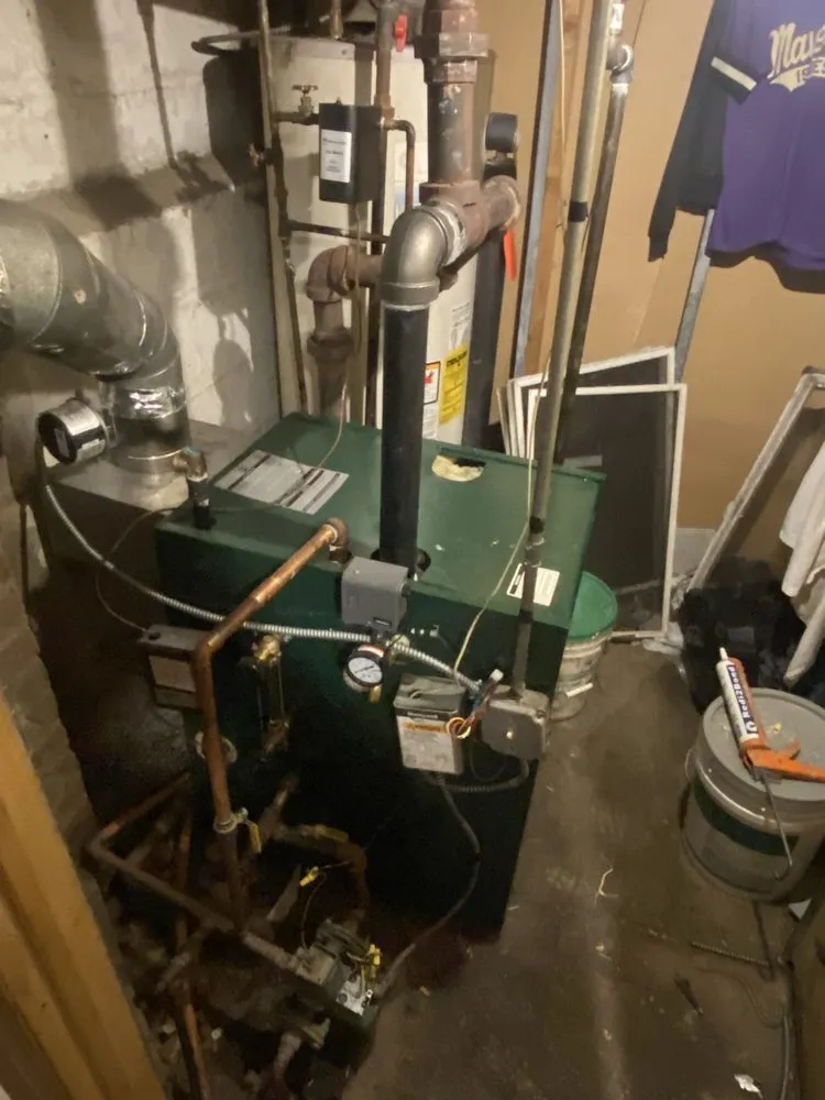 Slide of Always flowing piping and heating