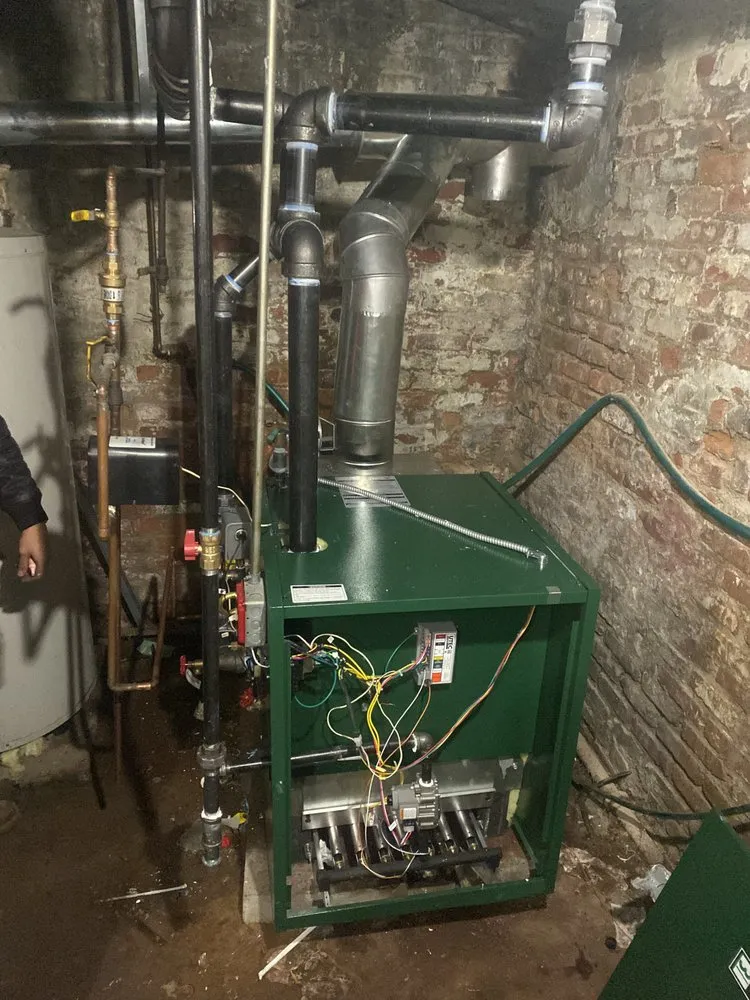 Slide of Always flowing piping and heating