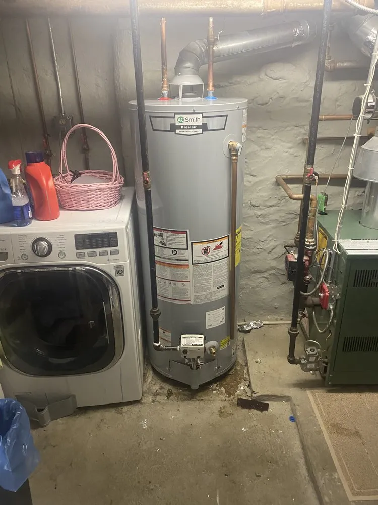 Slide of Always flowing piping and heating