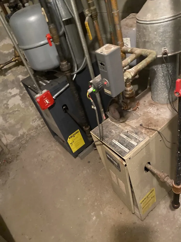 Slide of Always flowing piping and heating