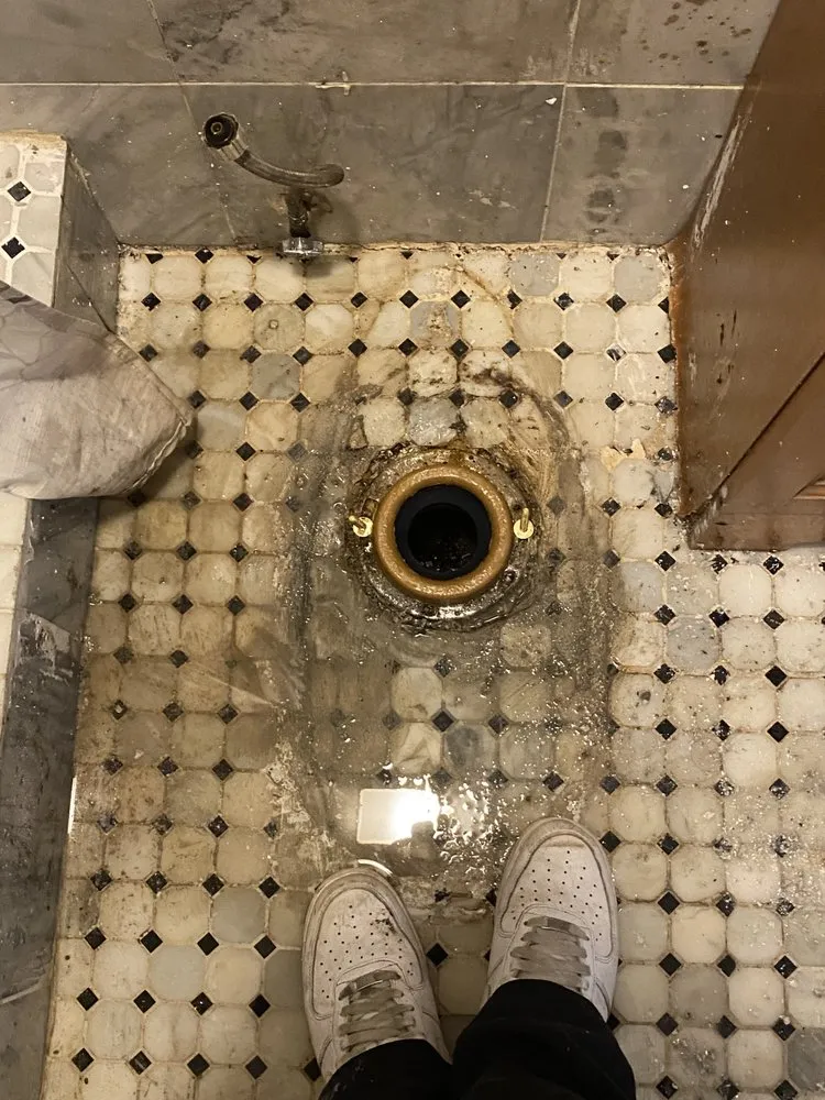 Slide of Always flowing piping and heating