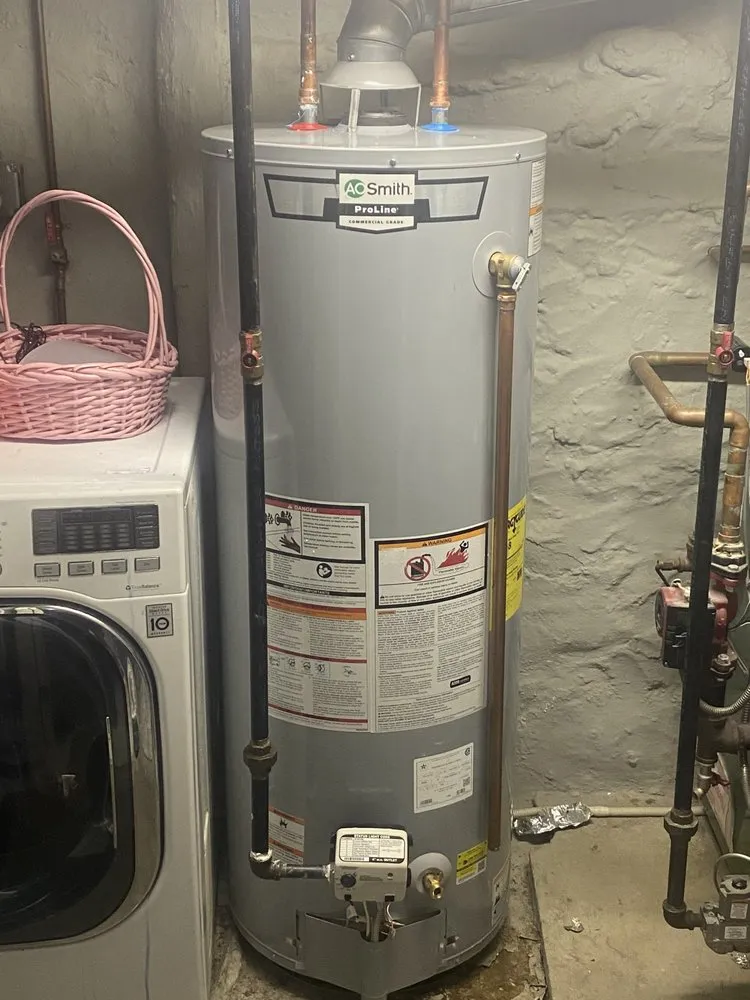 Slide of Always flowing piping and heating