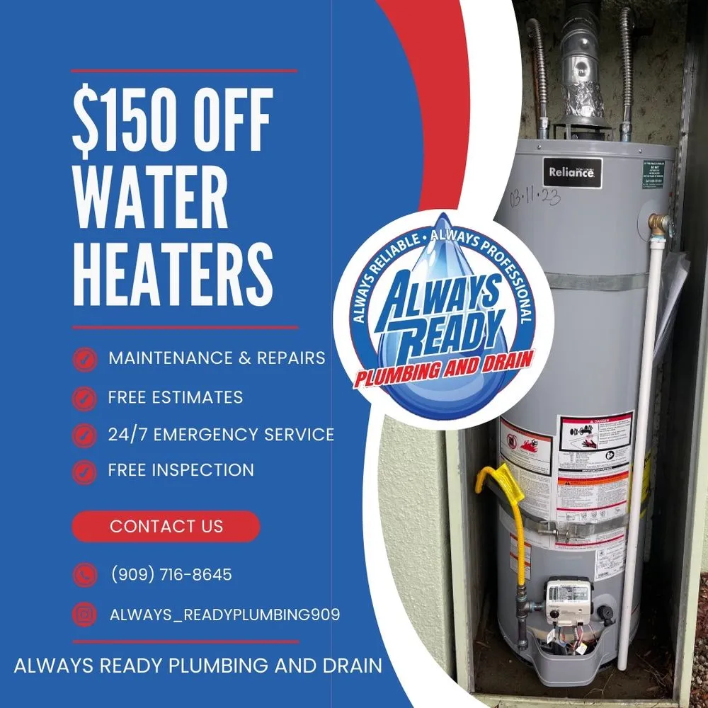 Top-rated plumbing repair service in Highland, CA - Always Ready Plumbing and Drain