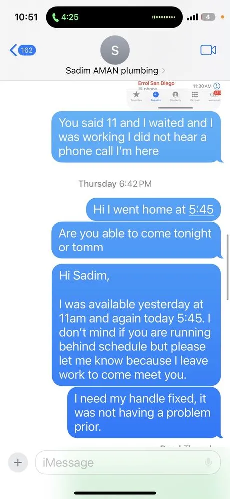 Slide of Aman Plumbing Drains