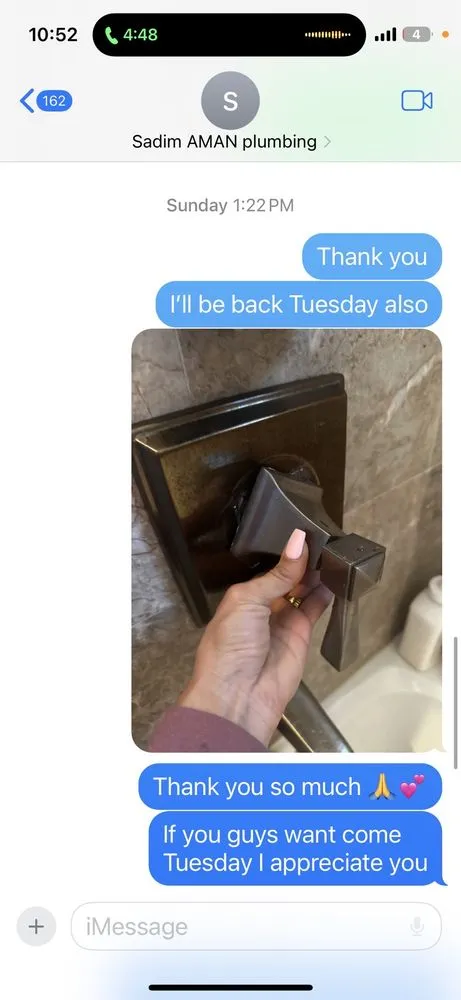 Slide of Aman Plumbing Drains