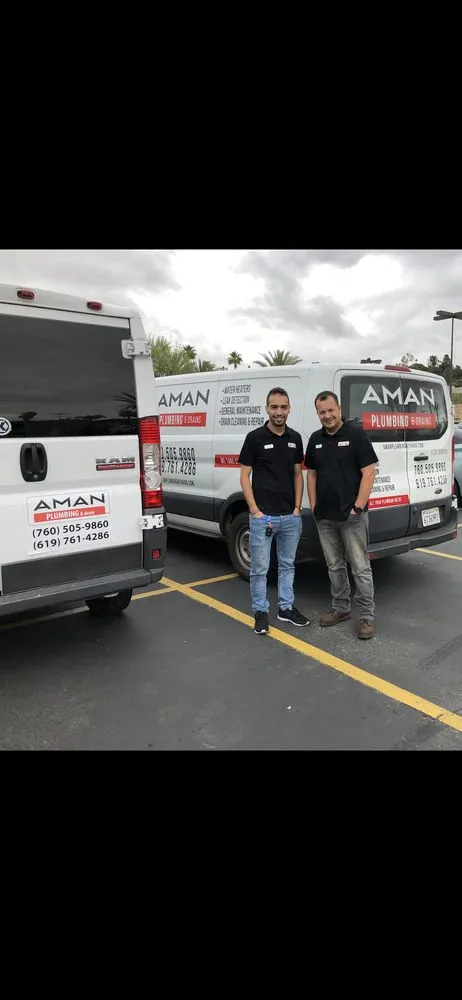 Slide of Aman Plumbing Drains