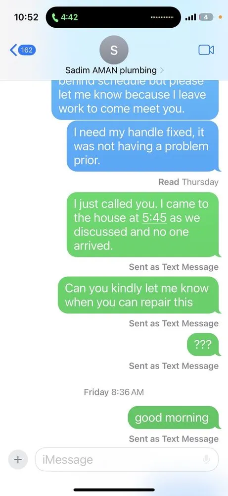 Slide of Aman Plumbing Drains