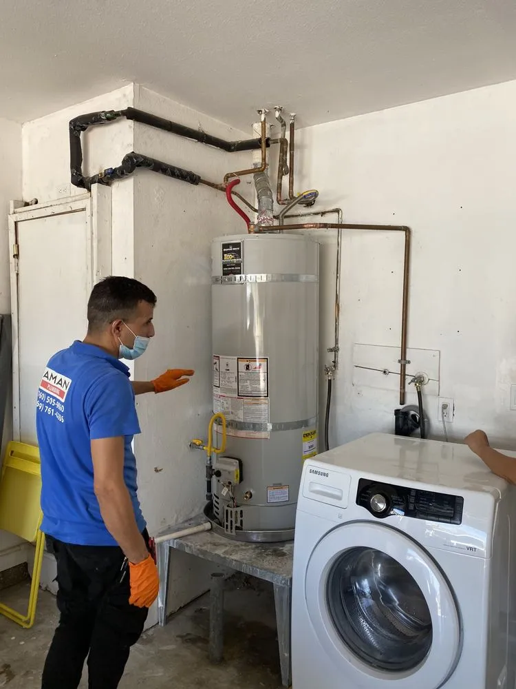 Slide of Aman Plumbing Drains