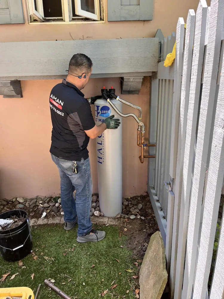 Slide of Aman Plumbing Drains