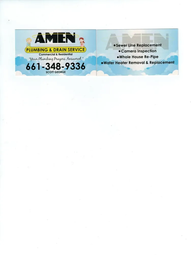Slide of Amen Plumbing & Drain