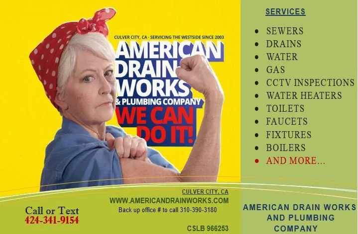 Trusted water heater service service in Los Angeles, CA - American Drain Works & Plumbing Company