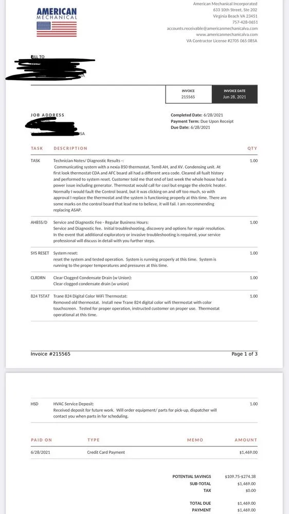 Professional plumbing repair for homes in Virginia Beach, VA by American Mechanical