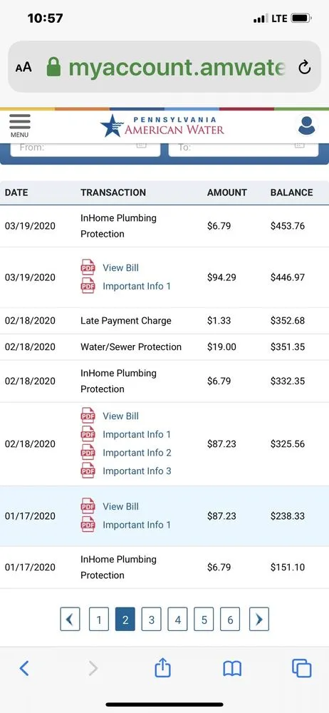 Slide of American Water Resources