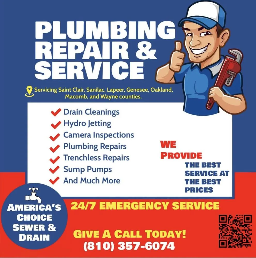 Slide of America’s Choice Sewer and Drain