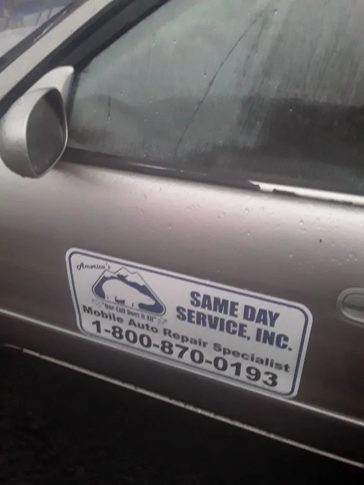 Slide of America's Same Day Service