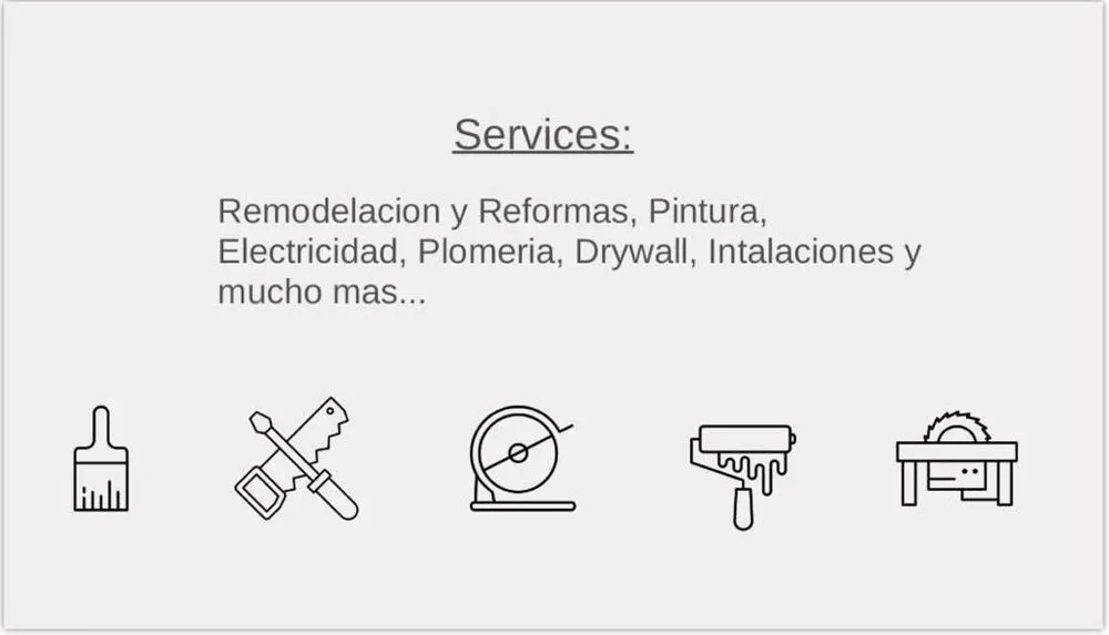 Slide of Amet Services