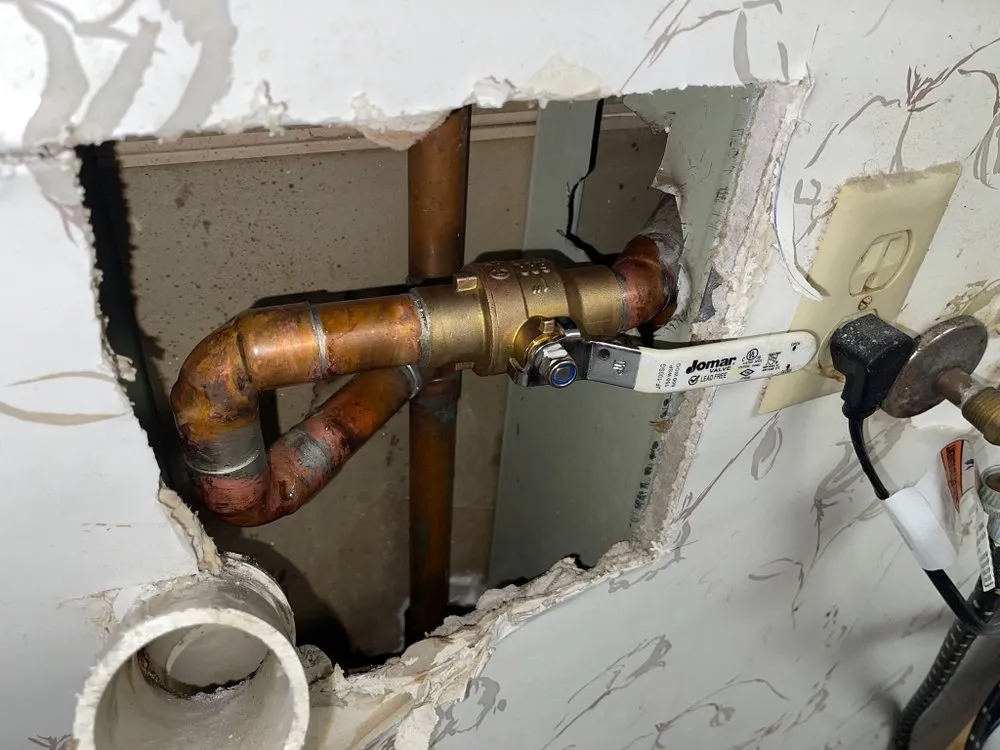 Slide of Amy's Plumbing