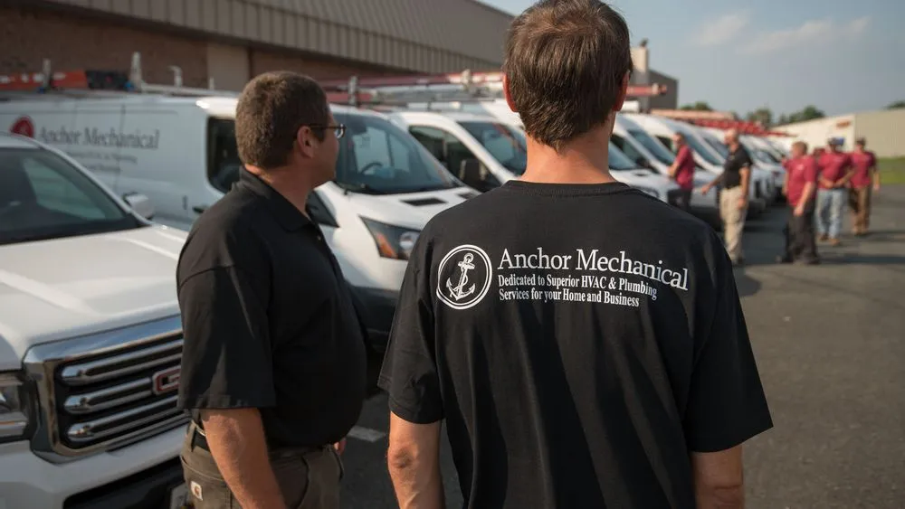 Top-rated water heater service in Forest Hill, MD by Anchor Mechanical