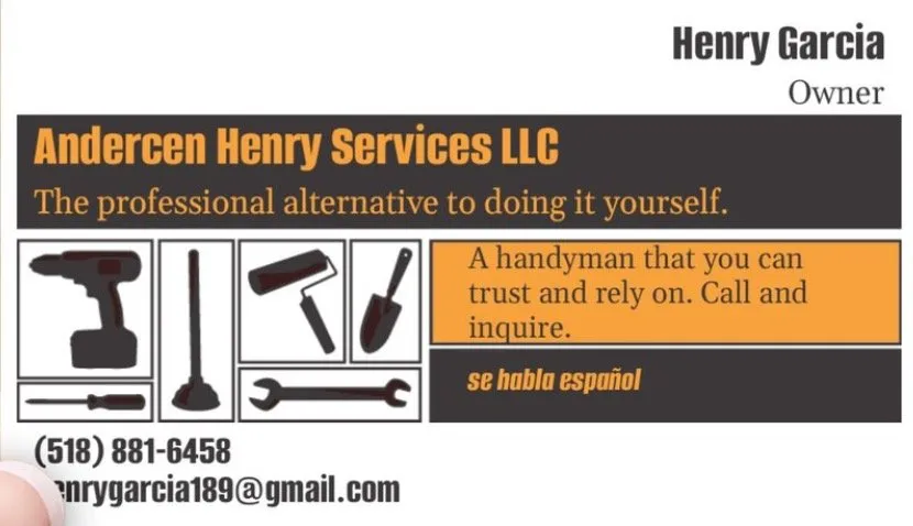 Slide of Andercen Henry Services