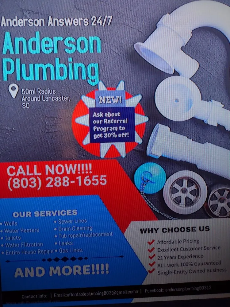 Slide of Anderson Plumbing Company