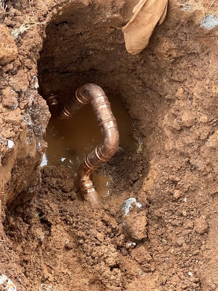 Slide of Anderson Steele plumbing