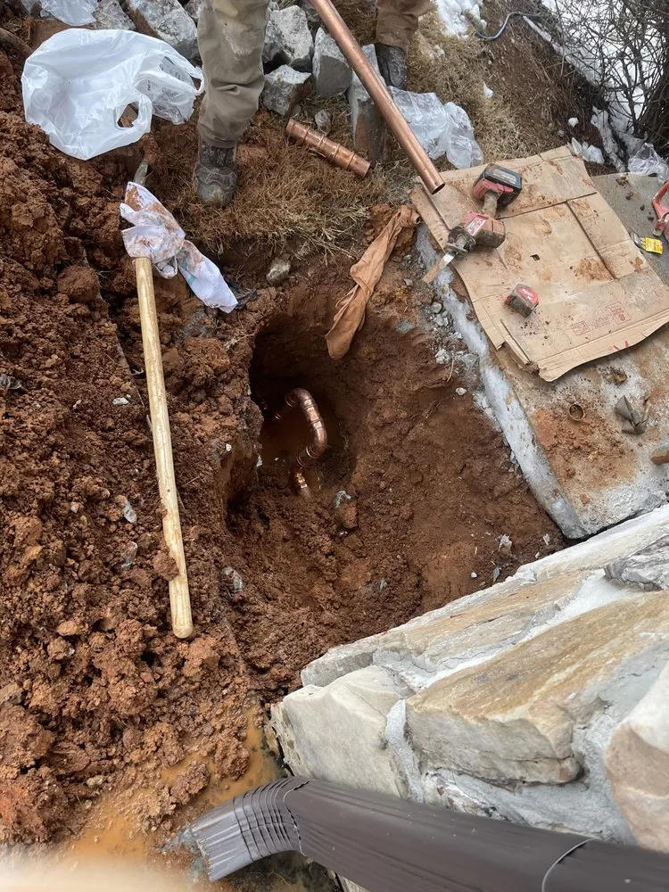 Slide of Anderson Steele plumbing