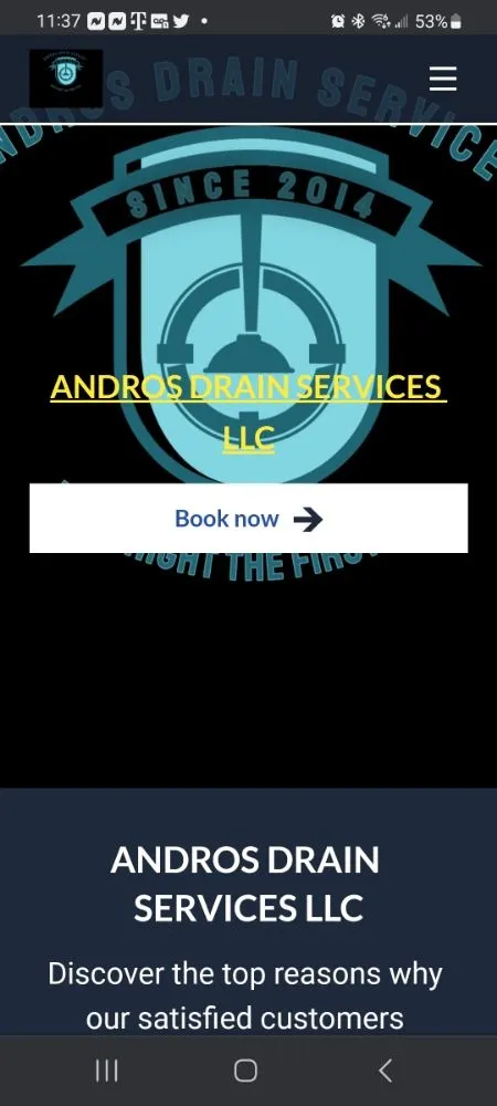 Slide of Andros Drain Service