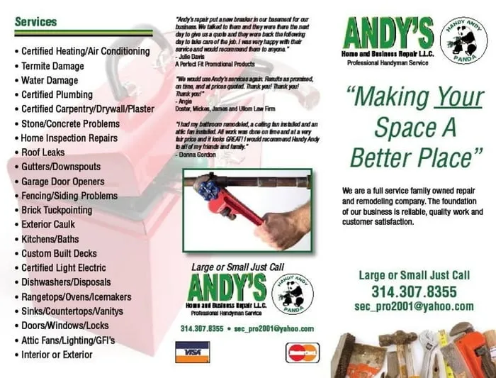Slide of Andy's Home And Business Repair