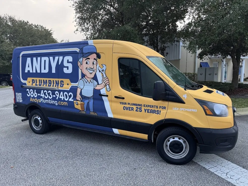 Slide of Andy's Plumbing