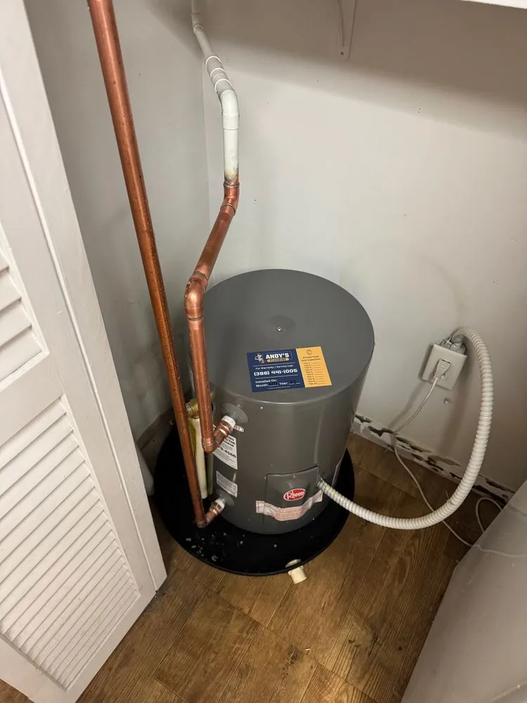 Slide of Andy's Plumbing