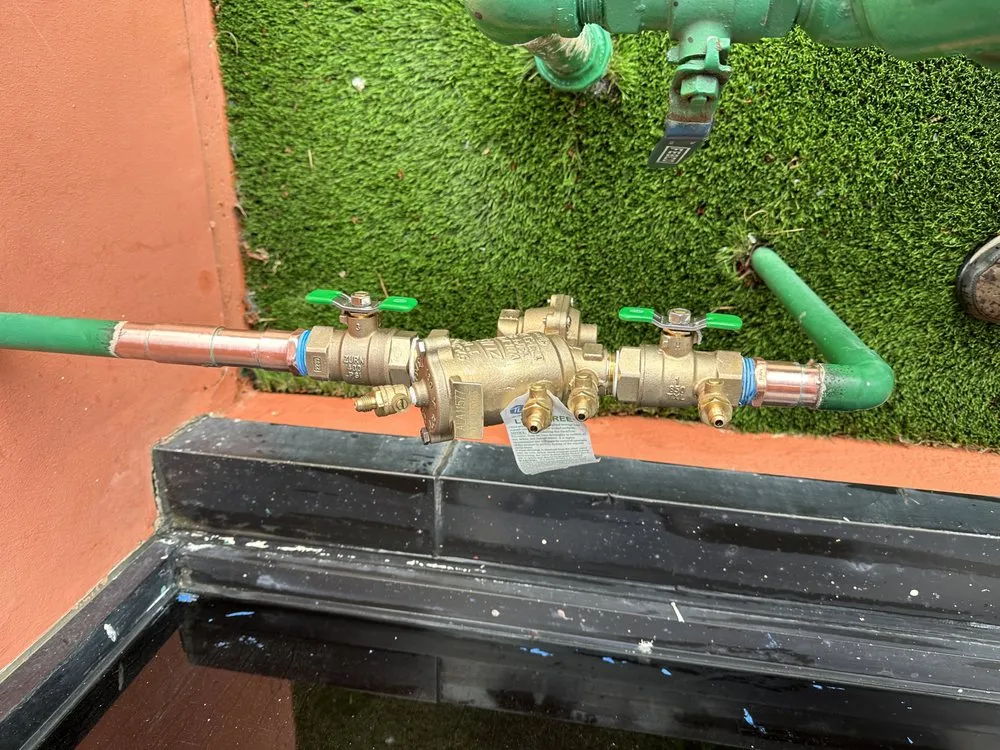 Slide of Angel's Backflow Service