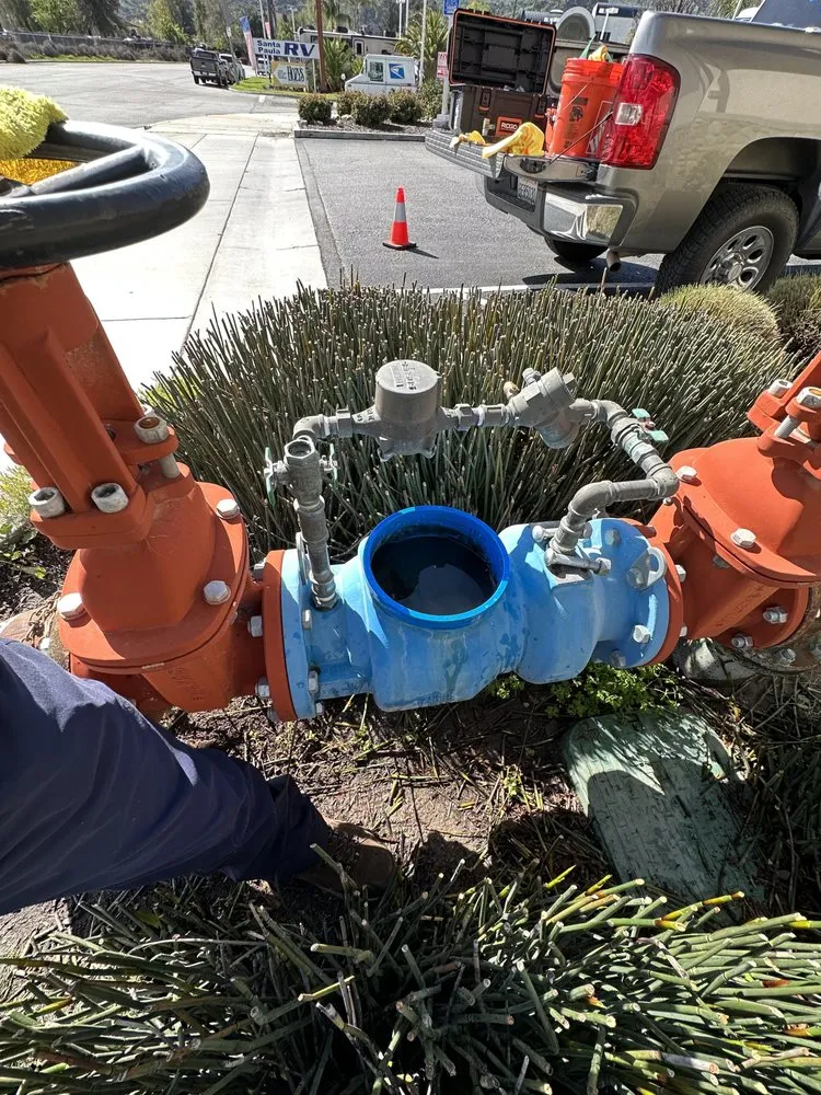 Slide of Angel's Backflow Service