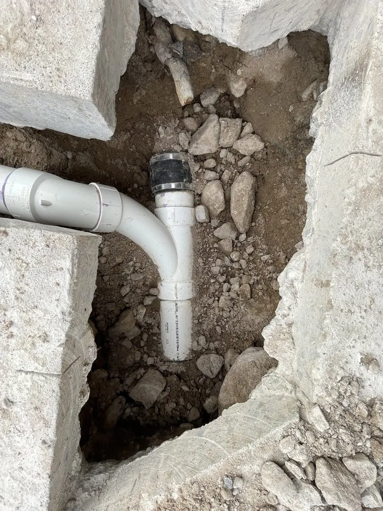 Slide of Angels plumbing