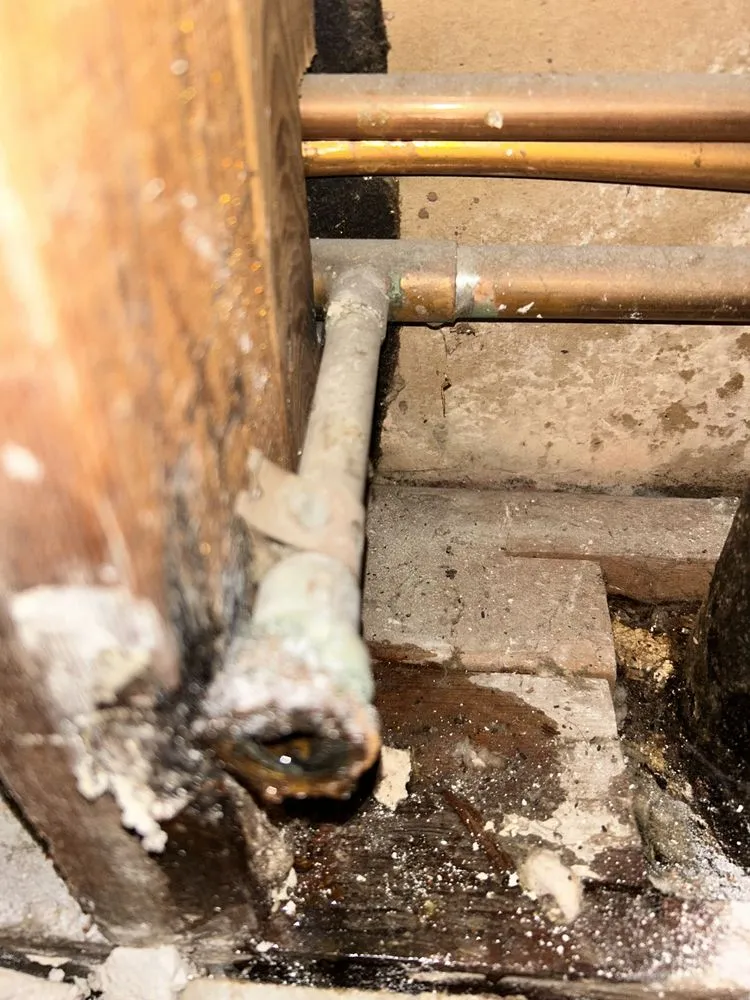 Slide of Angels plumbing