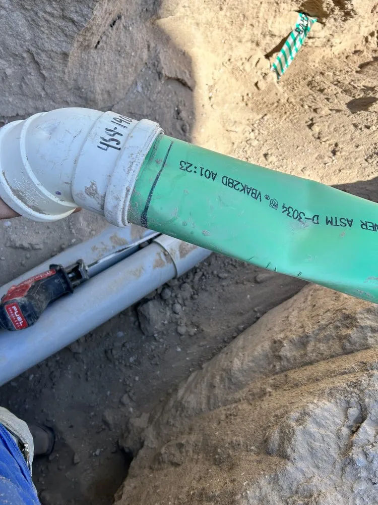 Slide of Angels plumbing