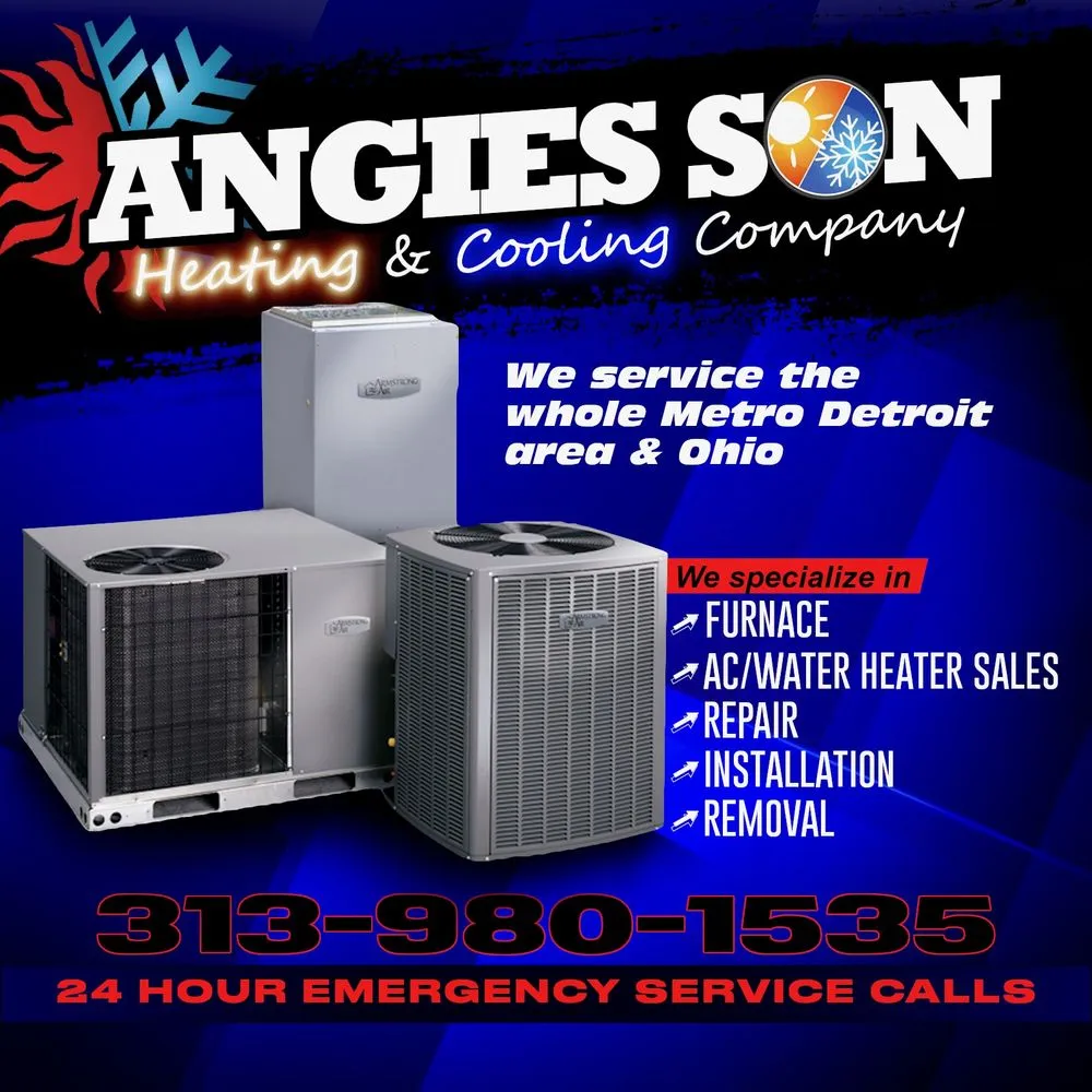 Slide of Angie’s Son Heating And Cooling