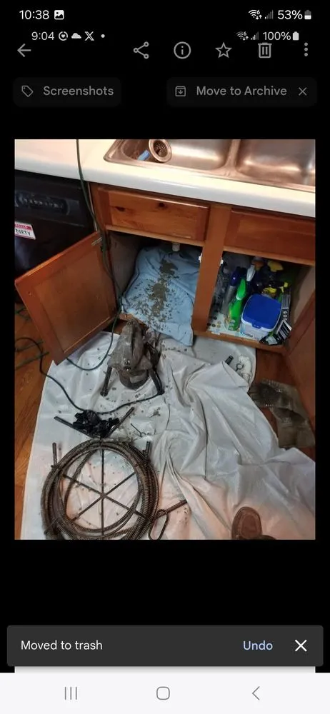 Slide of Angry Snake Drain Services