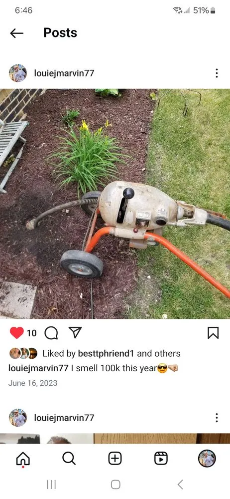 Slide of Angry Snake Drain Services