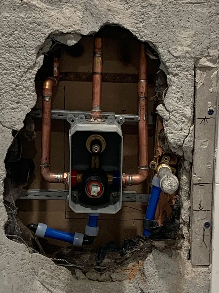 Slide of Anis plumbing