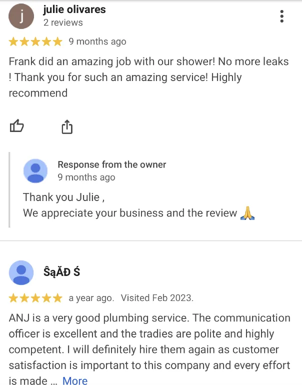 Quality emergency plumbing service in El Dorado Hills, CA - ANJ Plumbing