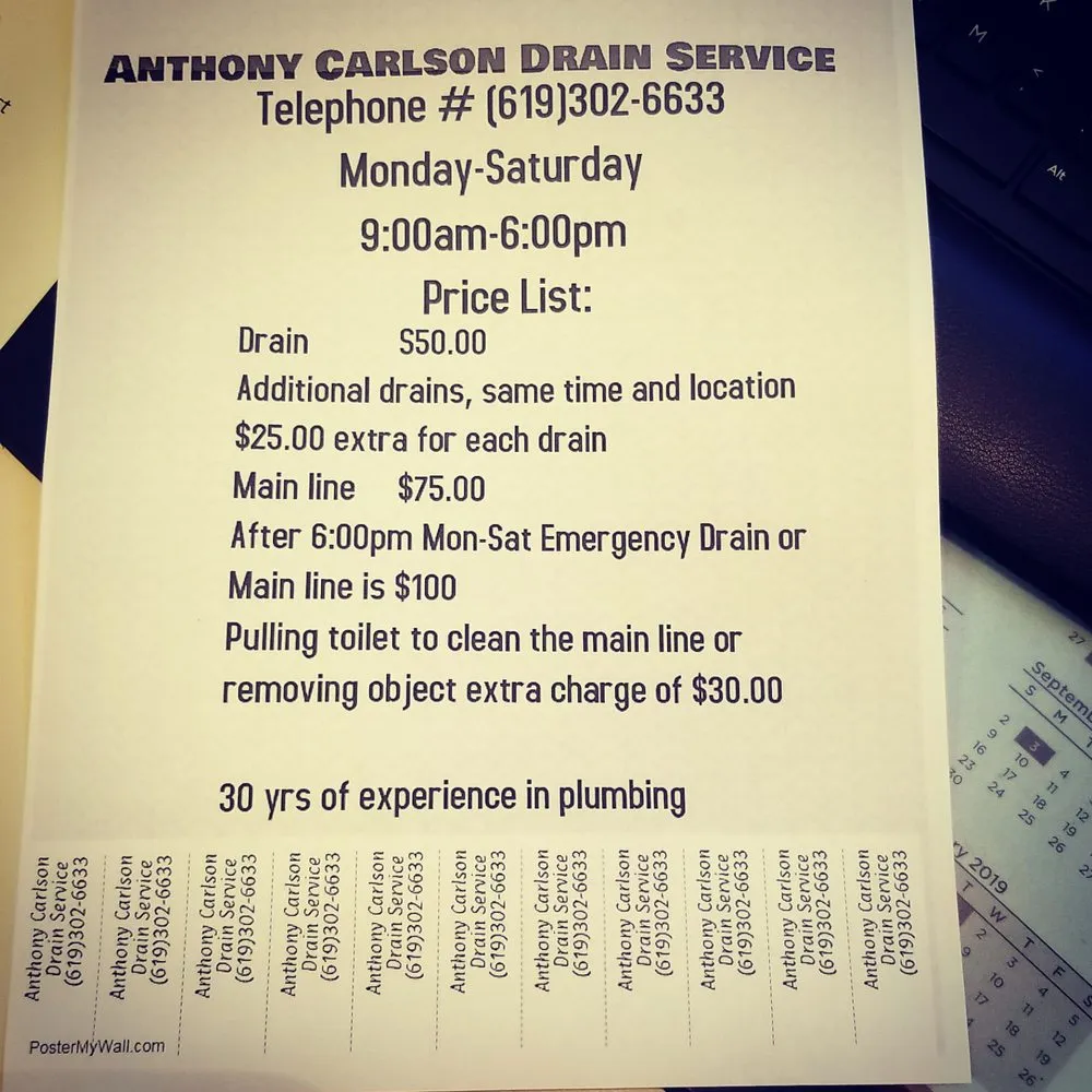 Slide of Anthony Carlson Drain Service