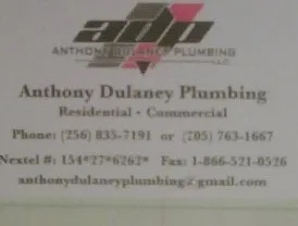 Slide of Anthony Dulaney Plumbing