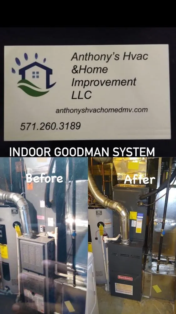 Expert water heater service in Woodbridge, VA by Anthony HVAC & Home Improvement